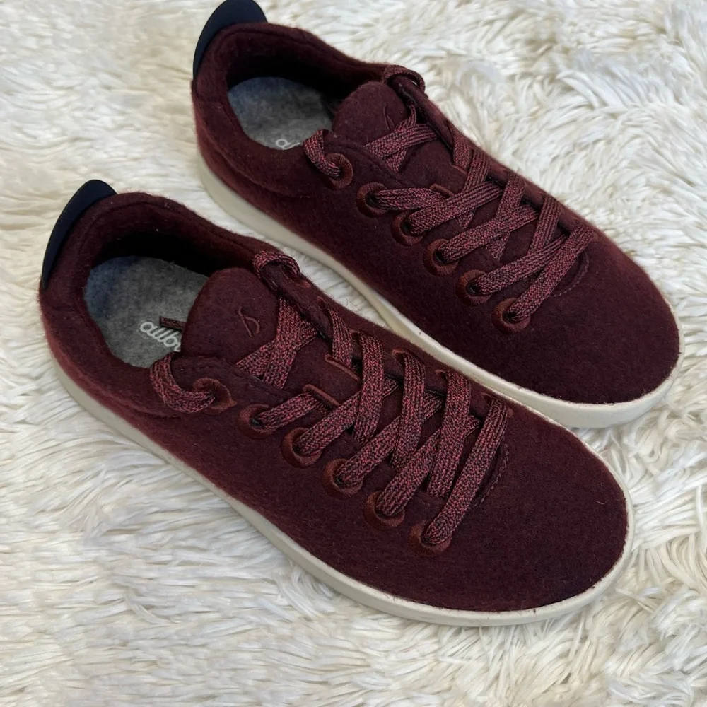 Allbirds women pipper‎ hazy burgundy shoe size 5